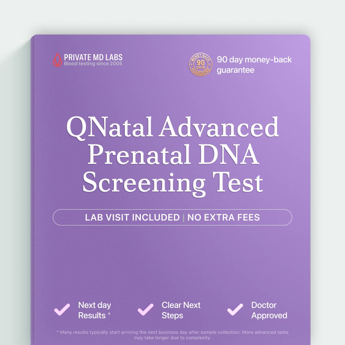 Prenatal cell-free DNA screening for pregnant women assessing fetal chromosomal risk