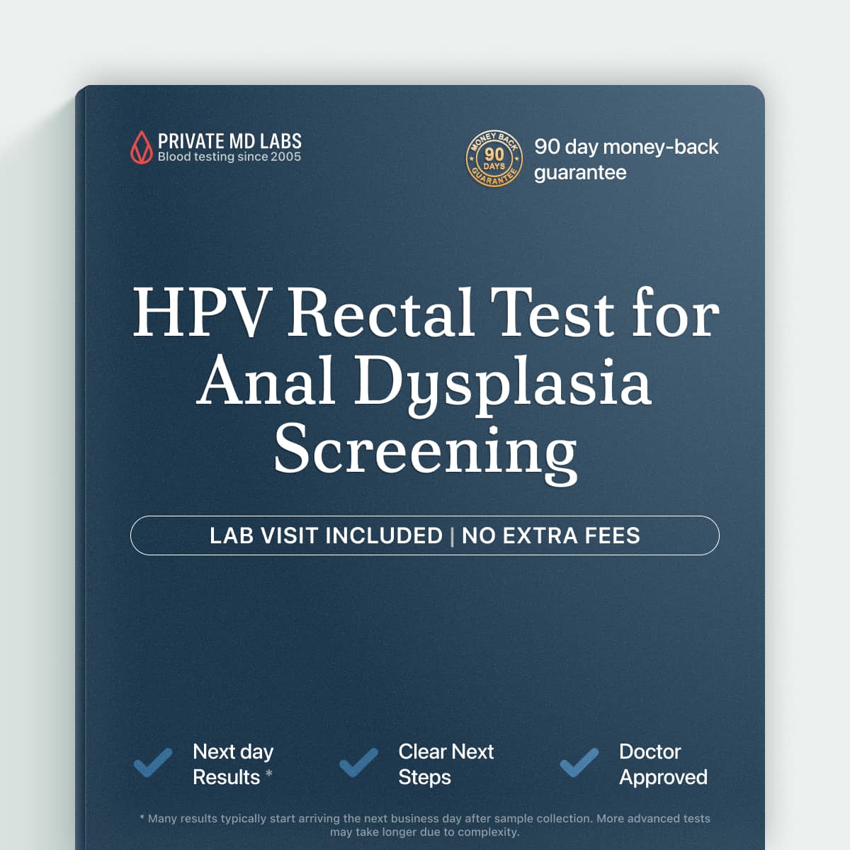 HPV mRNA rectal test for anal dysplasia screening in at-risk adults