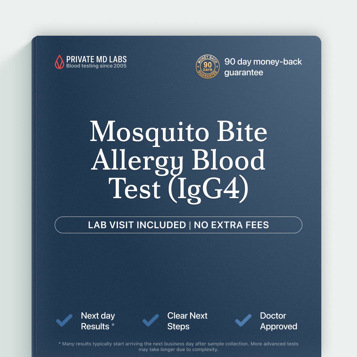 Mosquito allergy IgG4 test for people with reactions to mosquito bites