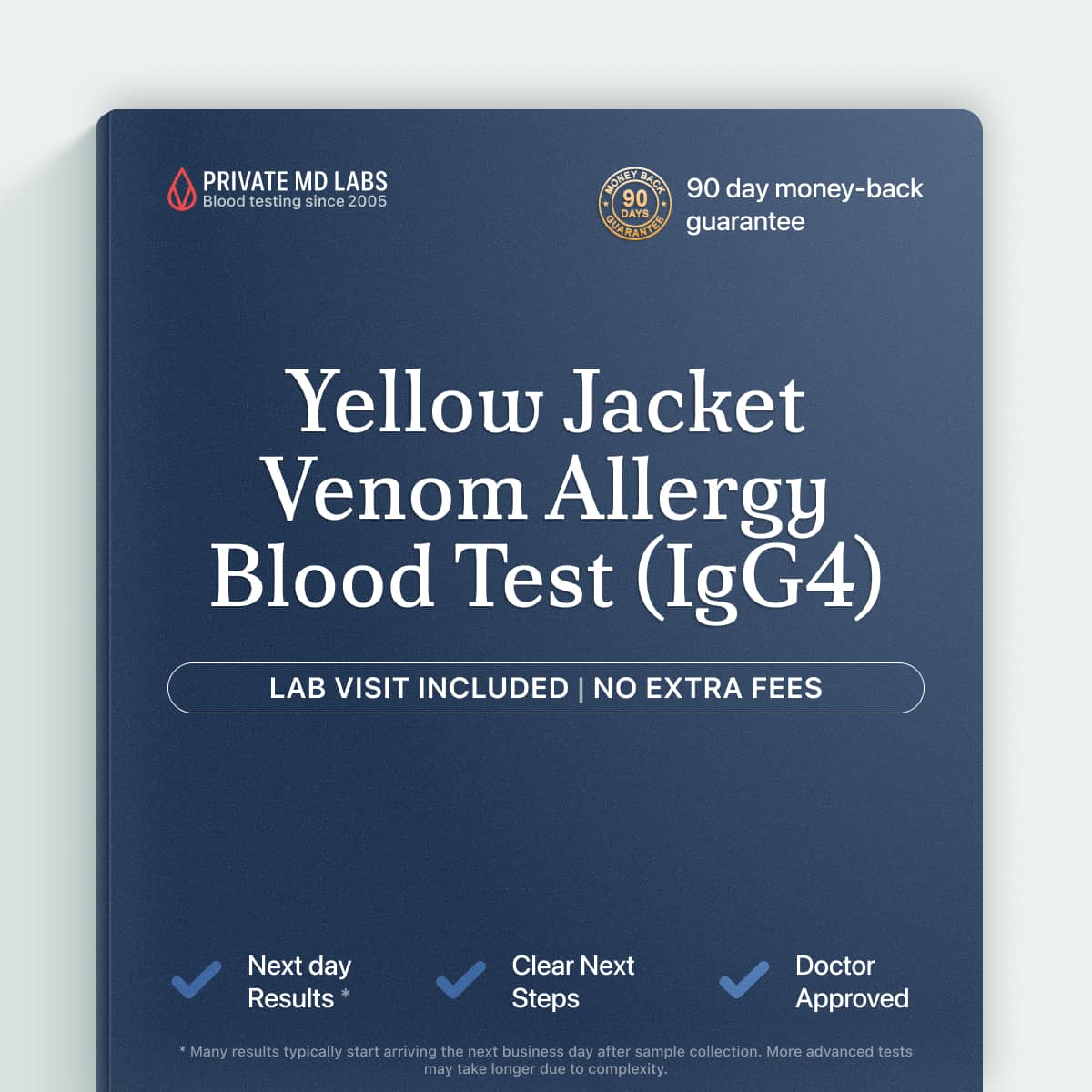 Yellow jacket venom IgG4 test for identifying insect sting allergy triggers