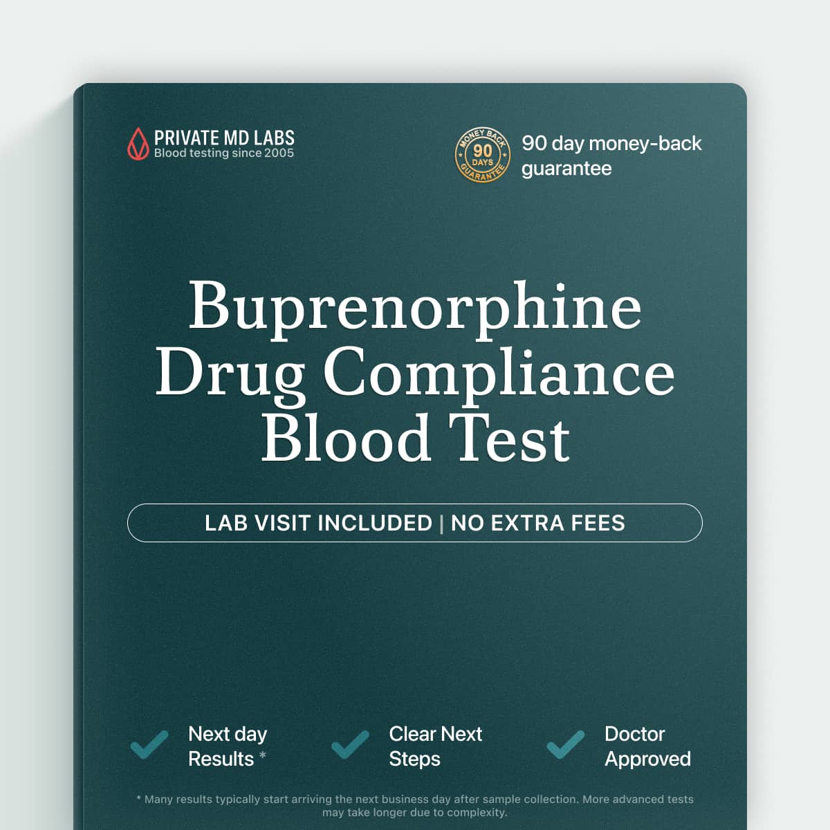 Buprenorphine metabolite serum test for monitoring medication-assisted treatment compliance