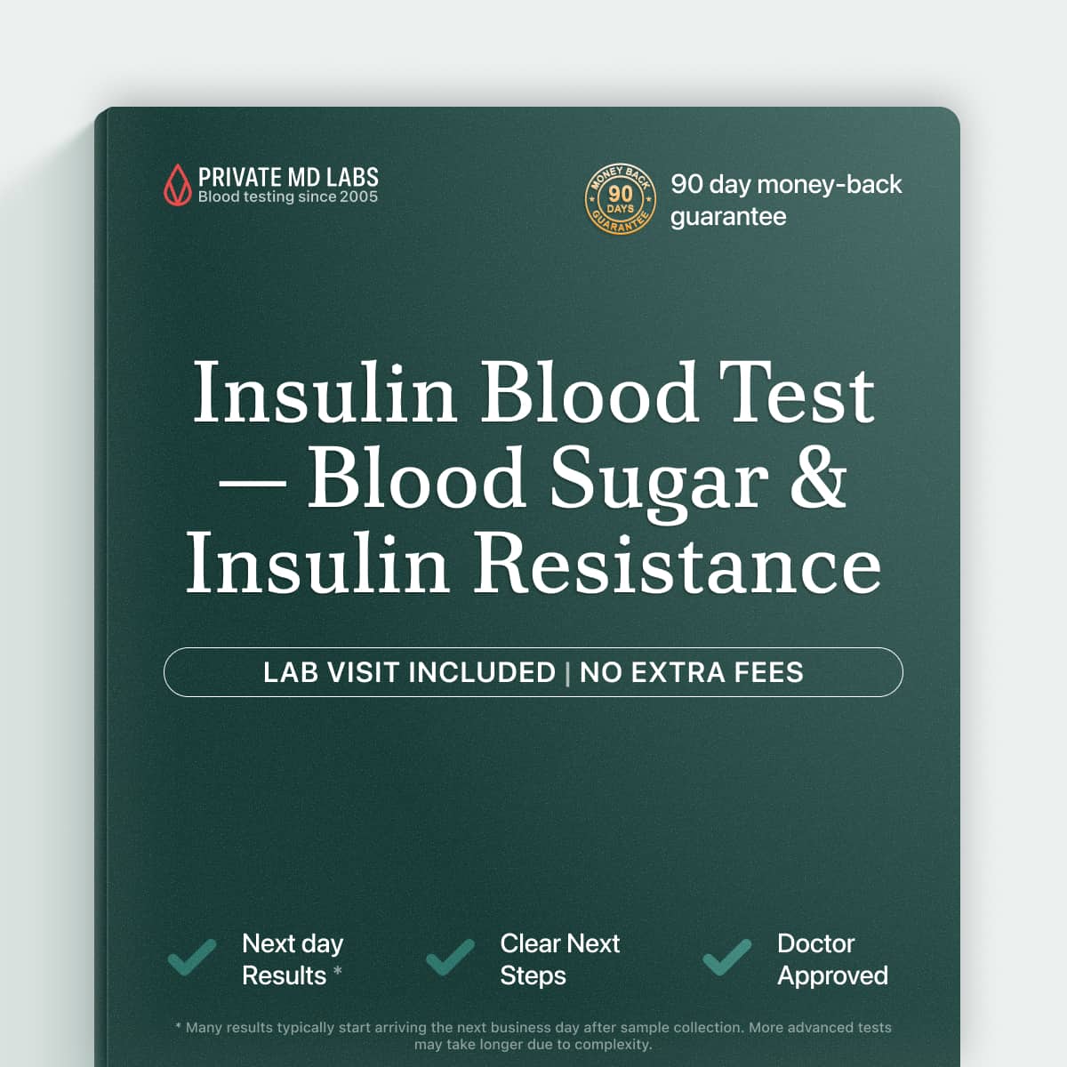 Insulin test for blood sugar, metabolism, and insulin resistance concerns