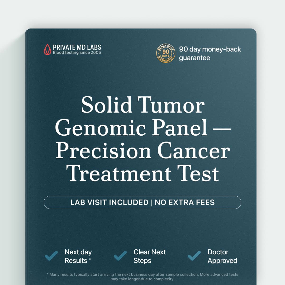 Solid tumor genomic panel for cancer patients exploring targeted treatment options