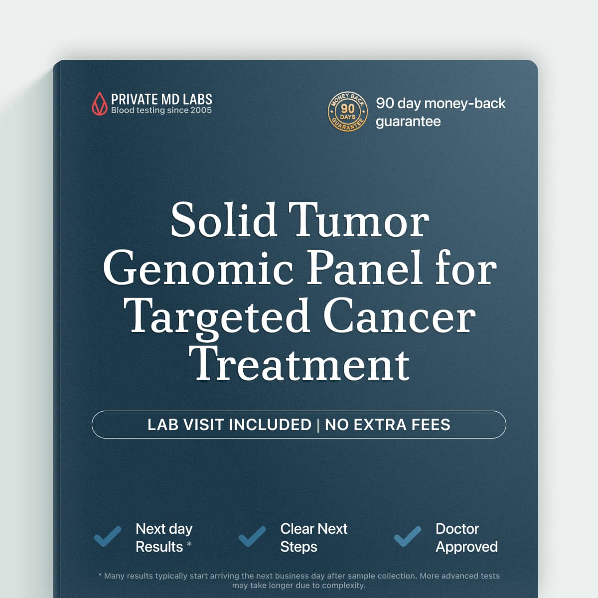 Solid tumor genomic panel for cancer patients exploring targeted treatment options