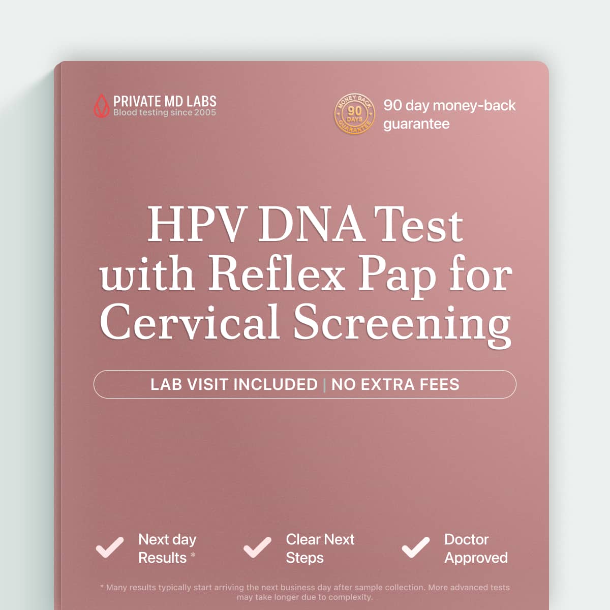 HPV DNA test with Pap reflex for women screening cervical cancer risk