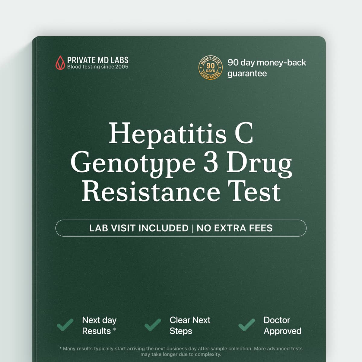 Hepatitis C genotype 3 NS5a resistance test for patients considering antiviral treatment