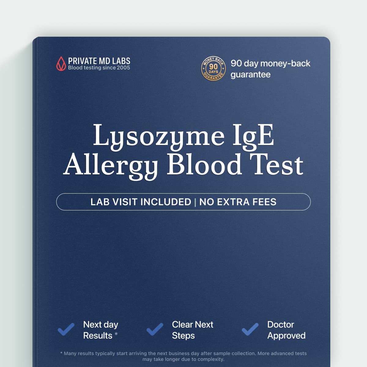 Lysozyme IgE allergy test for identifying food-related allergic sensitization reactions