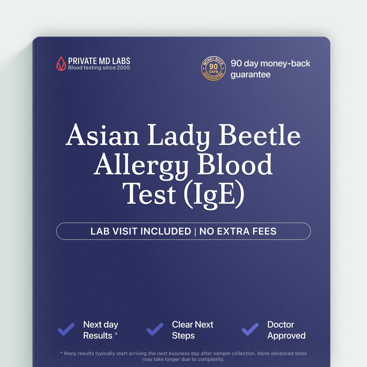 Allergen-specific IgE test for Asian ladybeetle allergy symptom screening