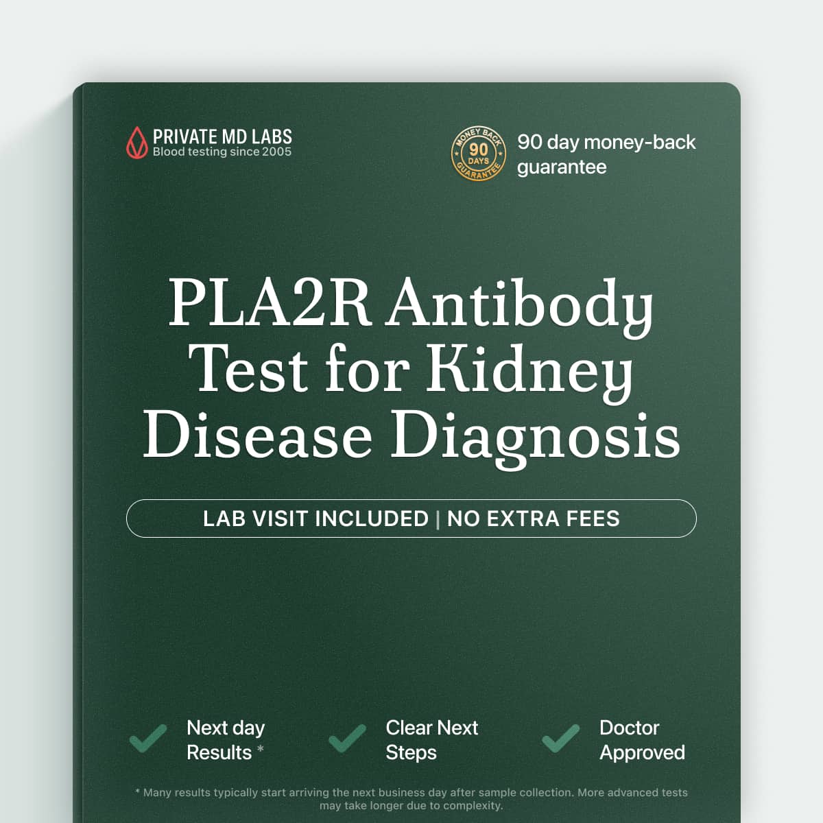 PLA2R antibody test for diagnosing and monitoring membranous nephropathy kidney disease
