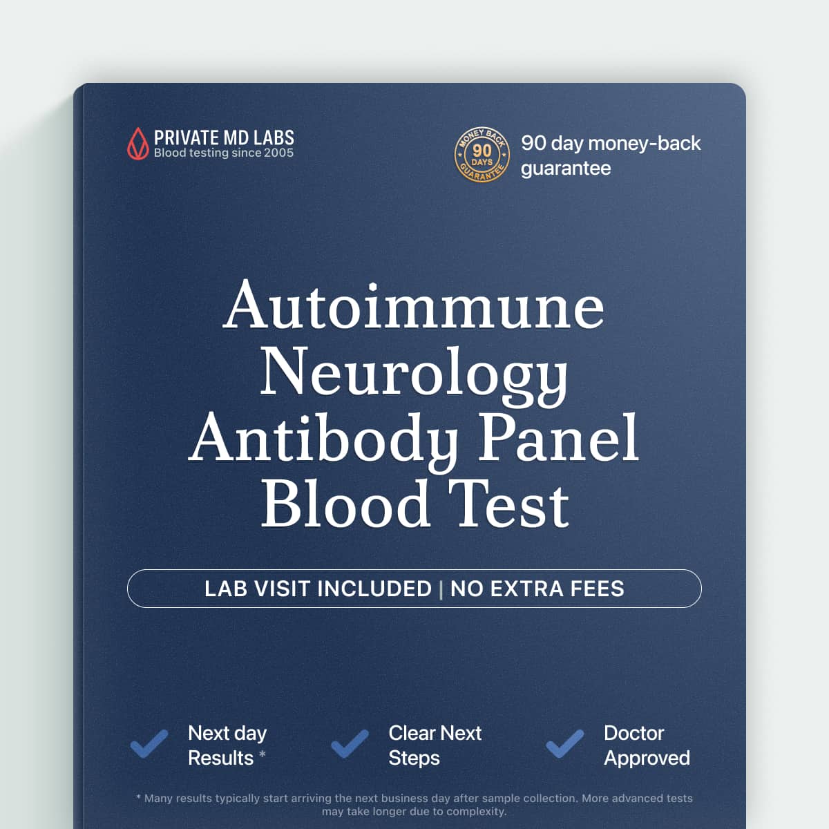 Autoimmune neurology antibody panel for patients with unexplained neurological or paraneoplastic symptoms