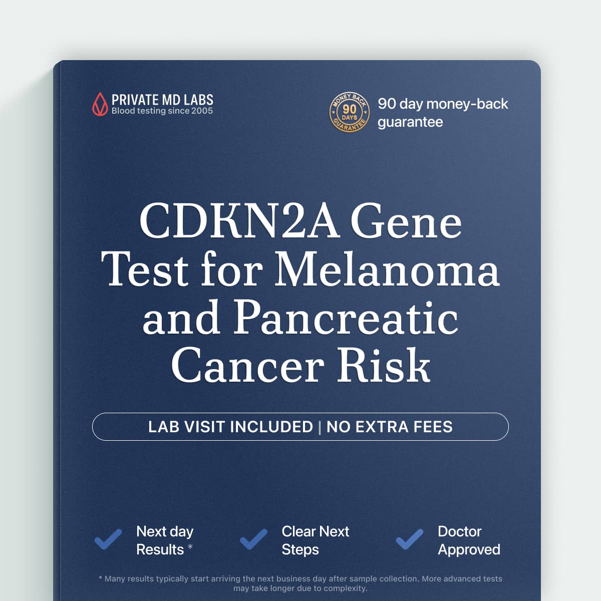 Genetic test for families with melanoma or pancreatic cancer history