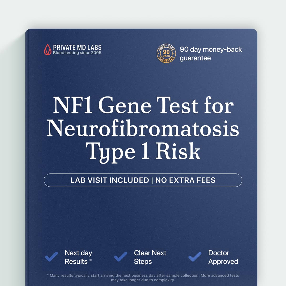 Genetic test for families with NF1 history, neurofibromas, or related tumor risk