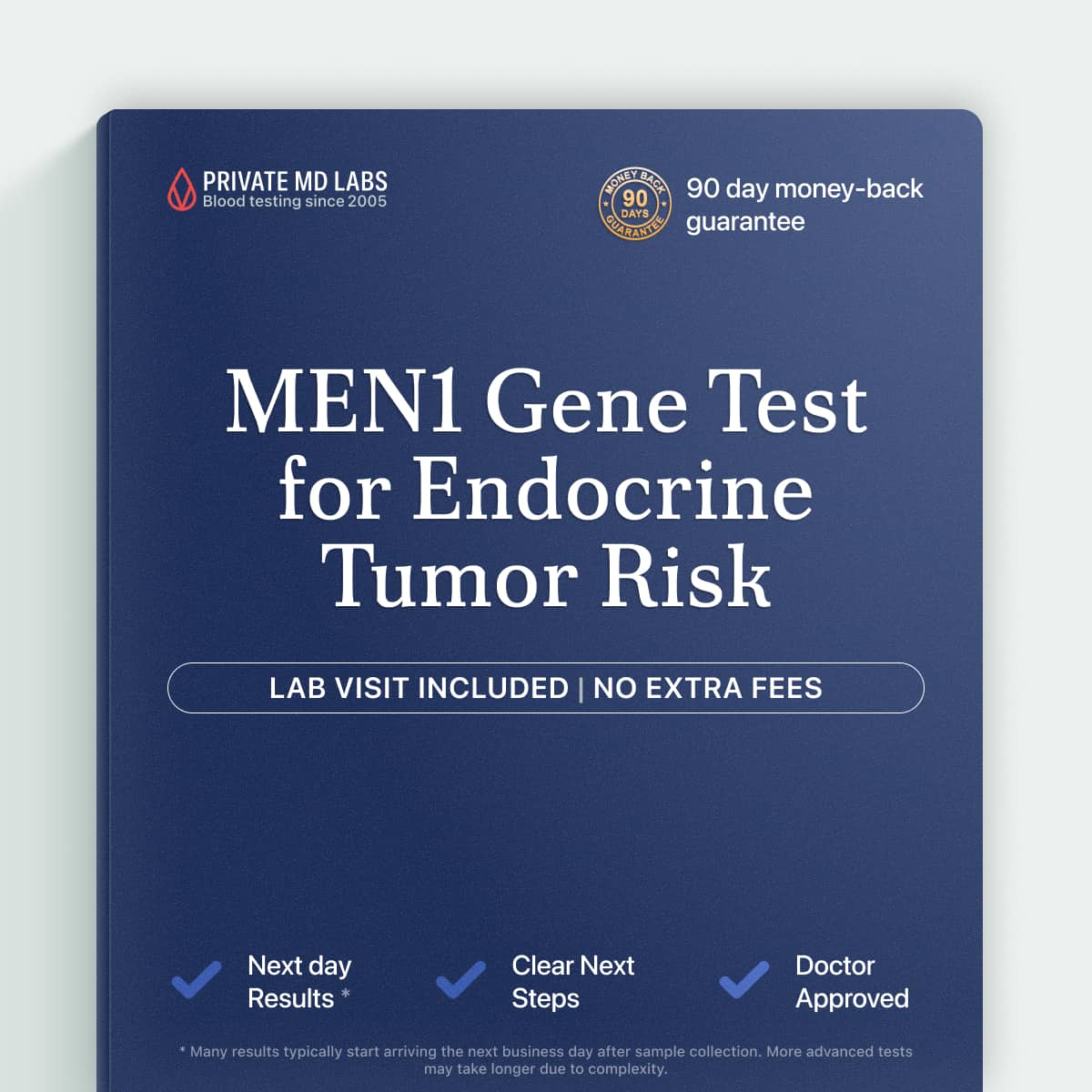 Genetic test for families with MEN1 history or endocrine tumor risk