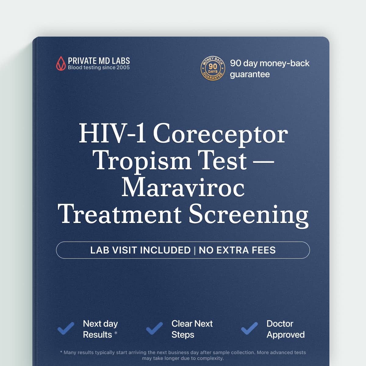 HIV-1 tropism test for patients considering CCR5 antagonist therapy like maraviroc