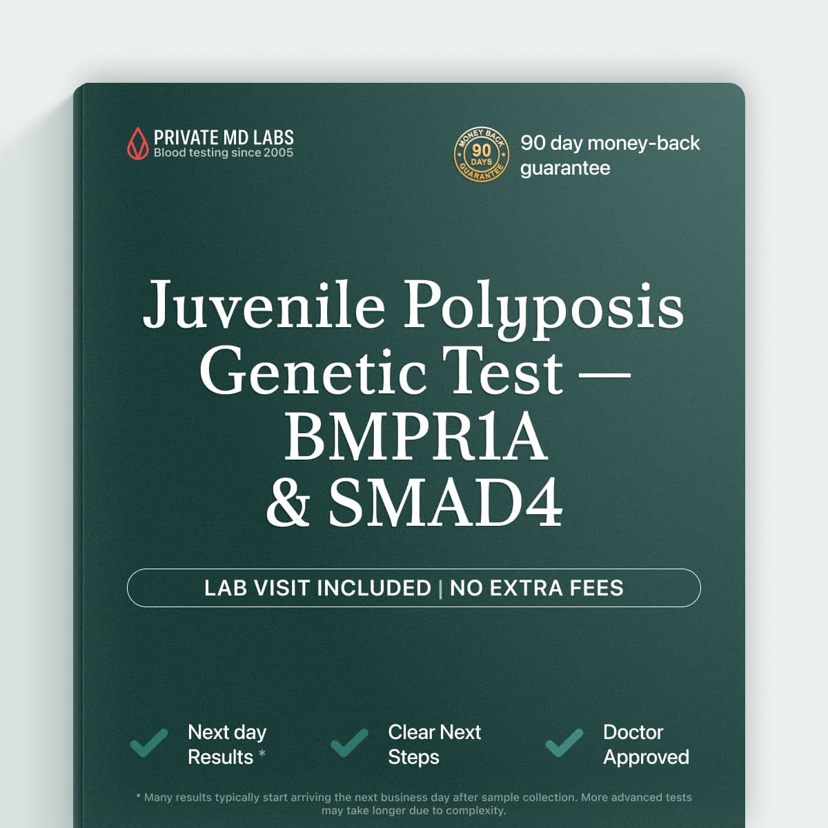 Genetic cancer risk test for families with juvenile polyposis or colorectal cancer history