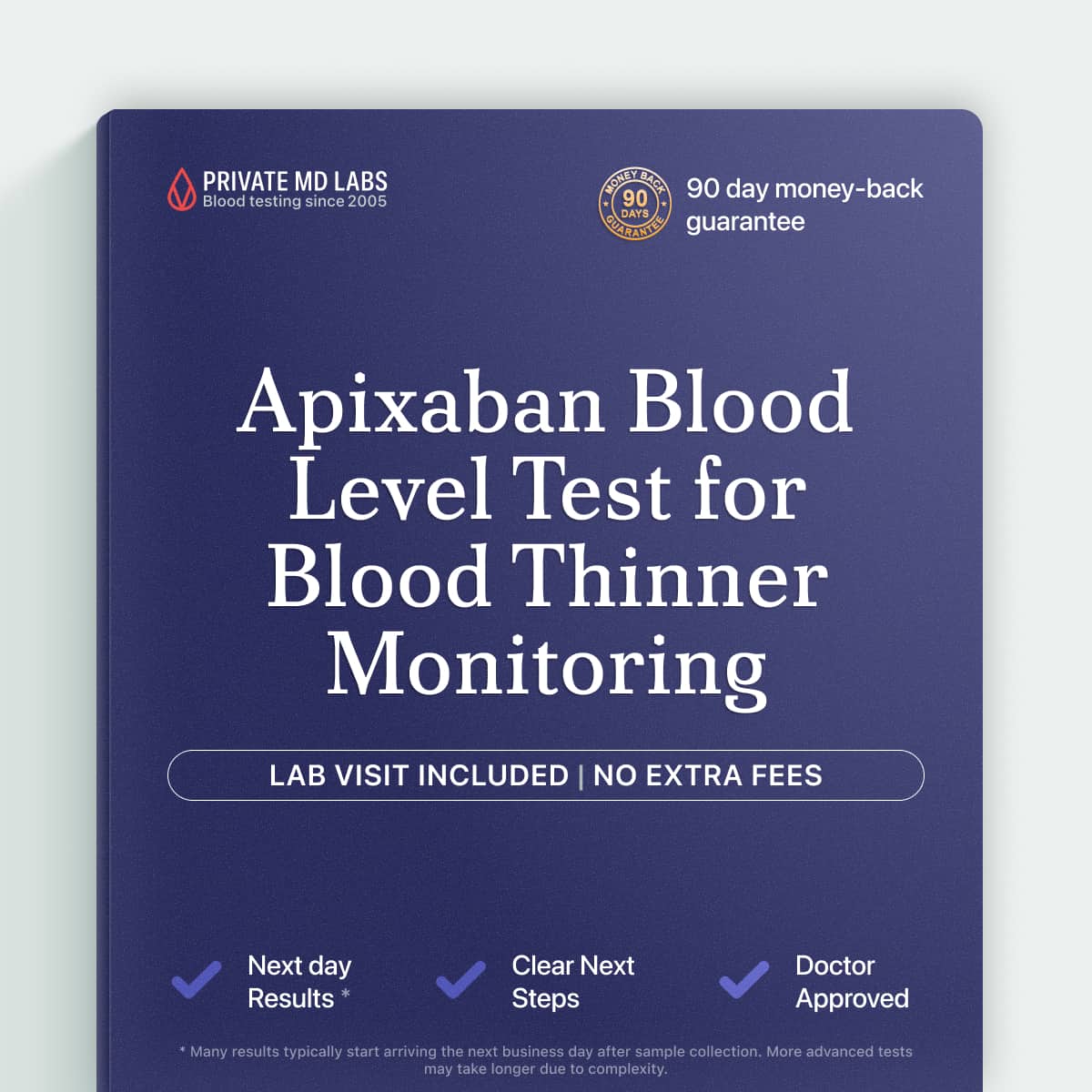 Apixaban level test for patients on blood thinners monitoring stroke and clot risk