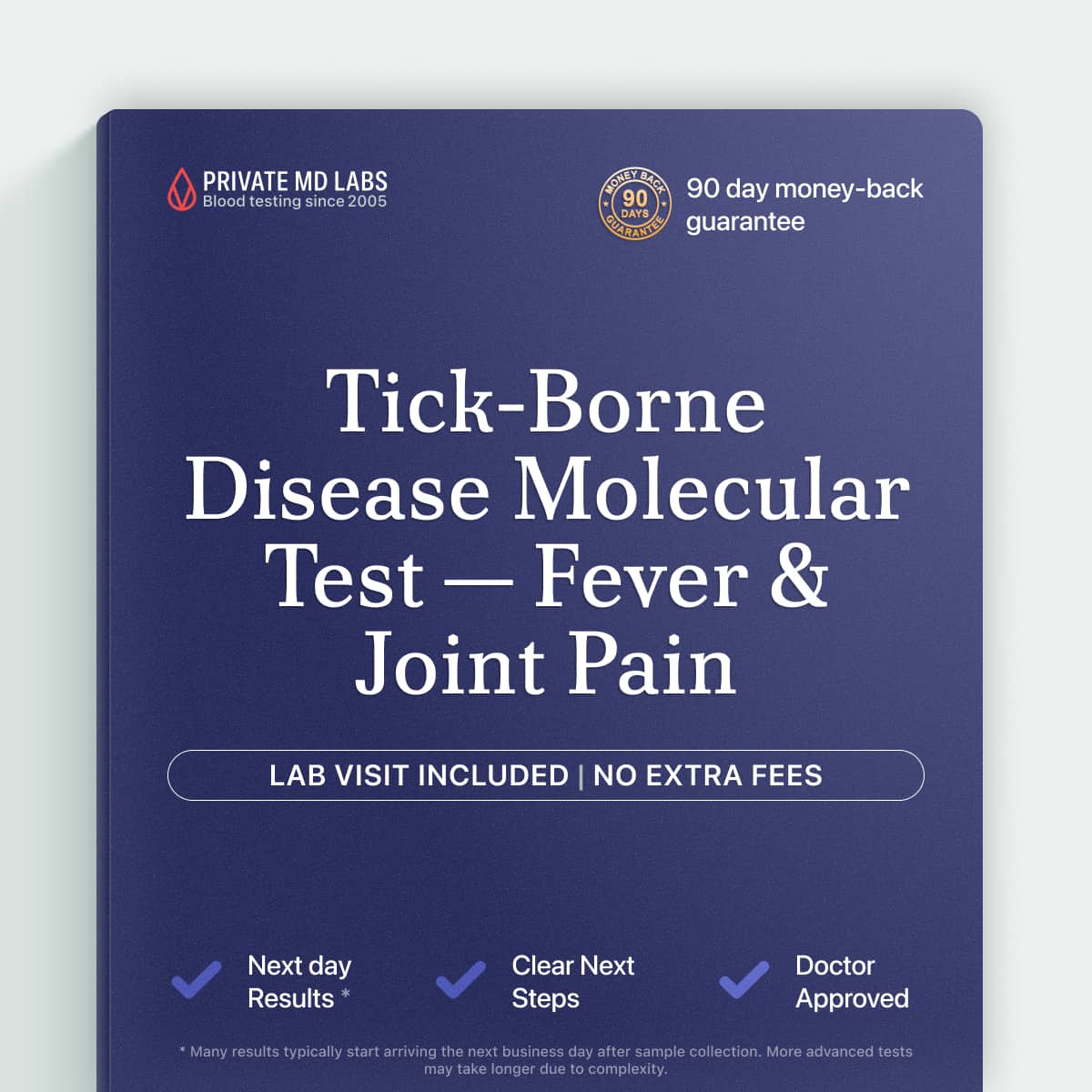 Molecular blood test detecting acute tick-borne infections like Borrelia miyamotoi