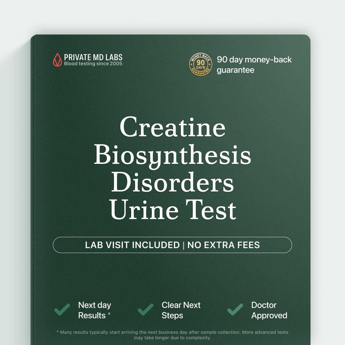 Family genetic testing image for inherited creatine metabolism disorders in children