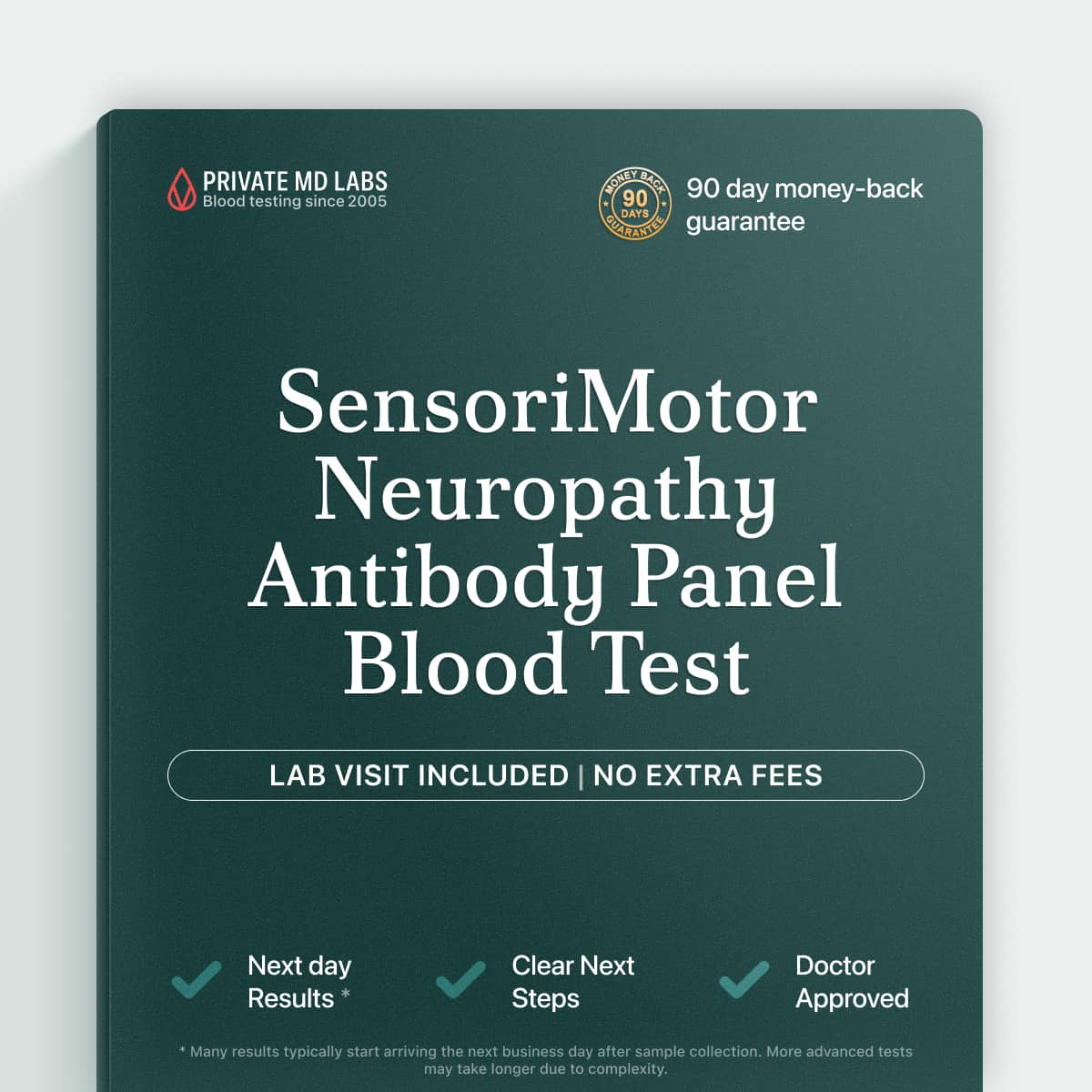 Specialized neuropathy antibody panel for adults with nerve pain, numbness, or weakness