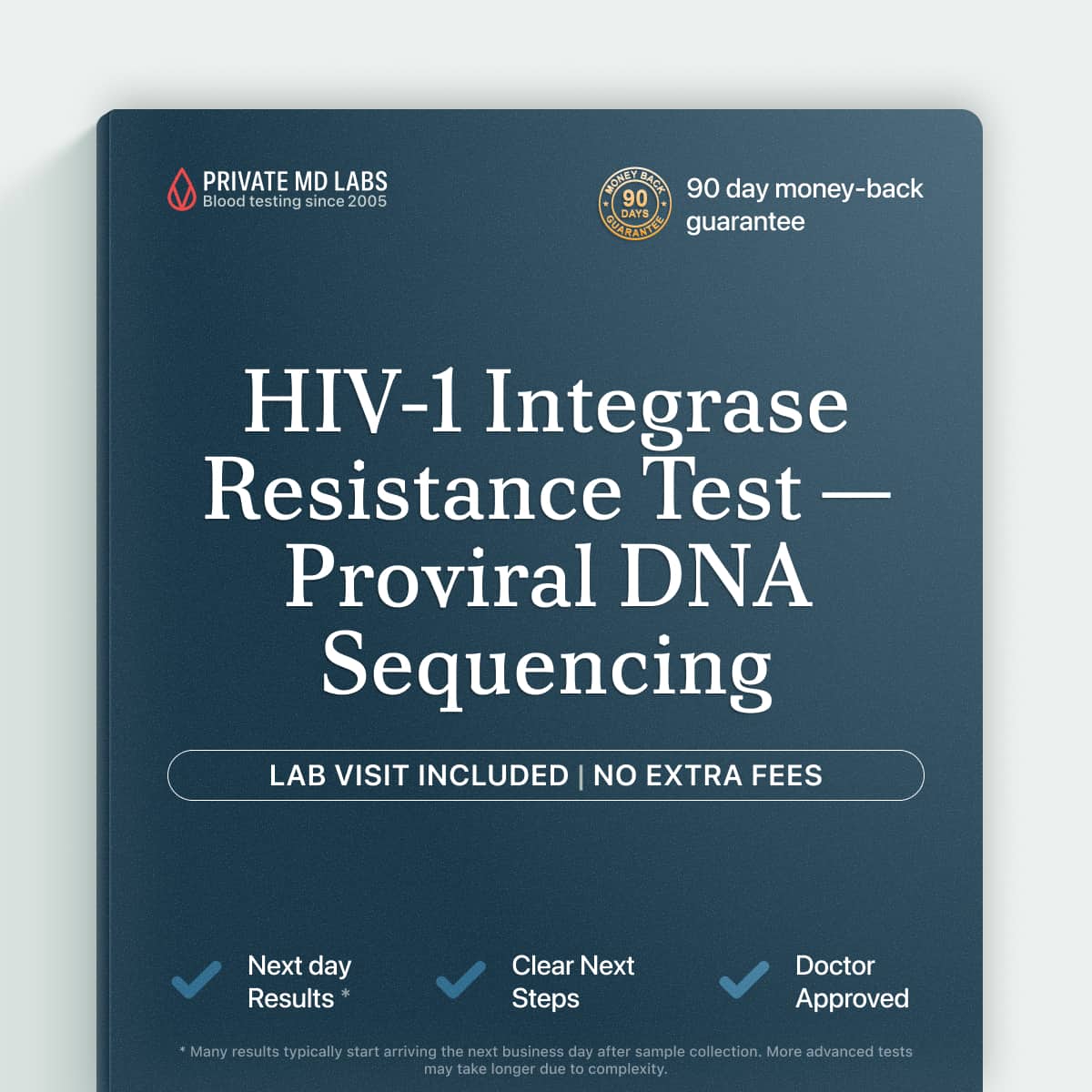 HIV-1 integrase resistance test for patients managing ongoing antiretroviral treatment plans
