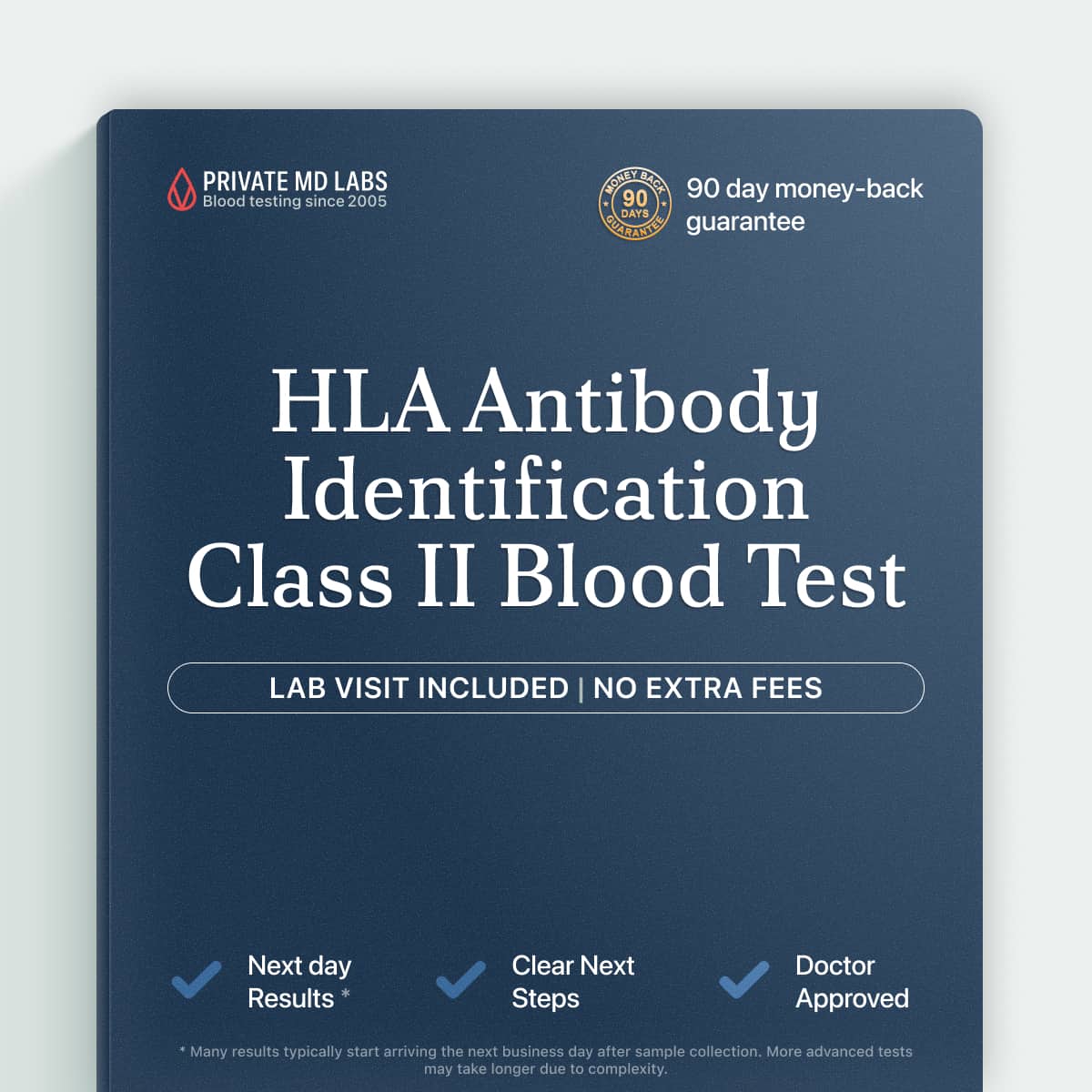 HLA Class II antibody test for transplant candidates and organ donor compatibility screening
