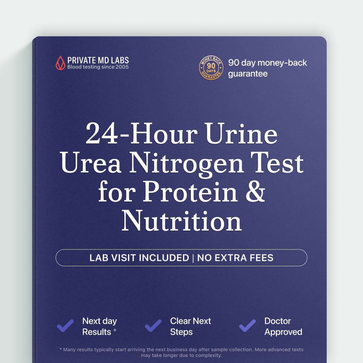 24-hour urine urea nitrogen test for assessing protein intake and nitrogen balance