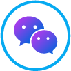 WeChat 詢問圖示