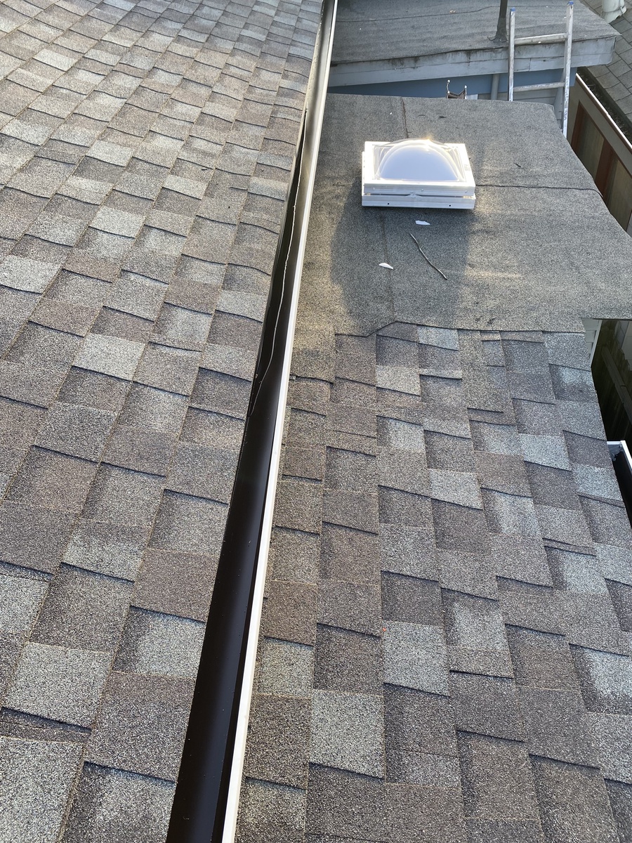 New Gutters, Skylight and Downspouts Installation, CA