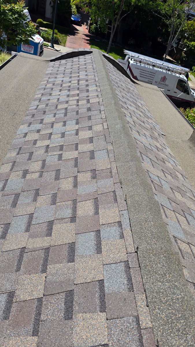 New Shingle and Bitumen Roof, CA