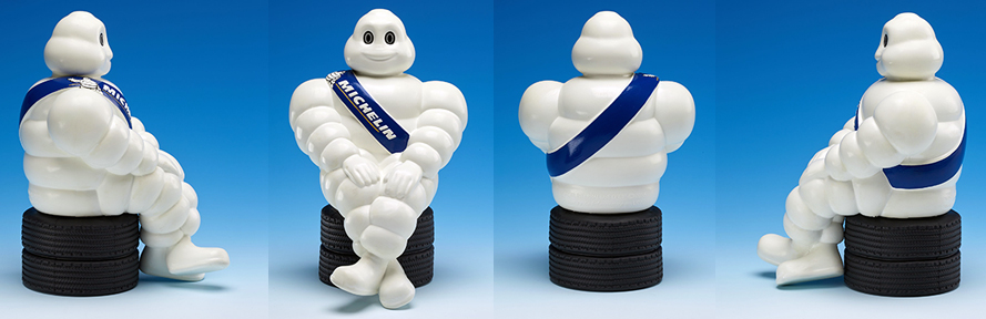 Michelin presenta un nuovo Bibendum camuionista