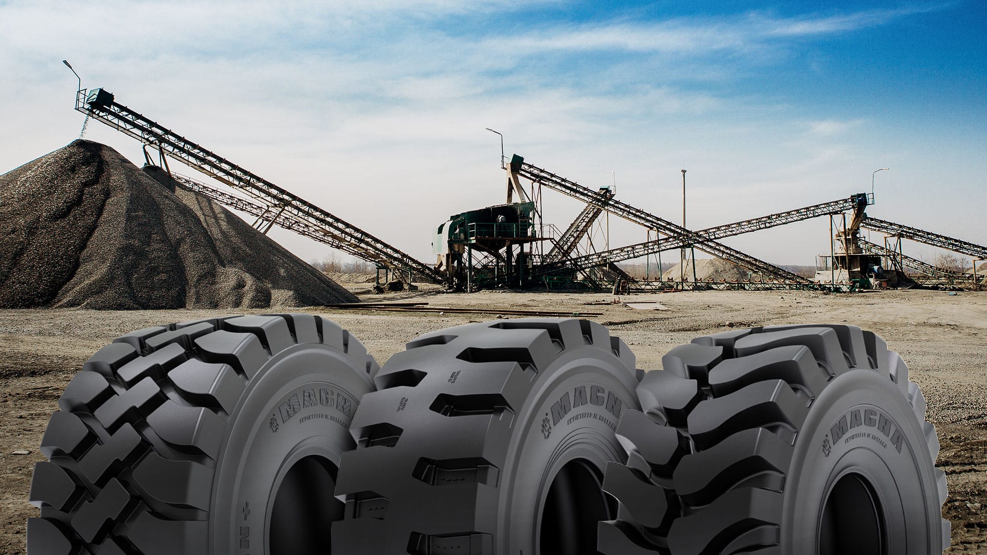 Magna Tyres presenta tre nuove dimensioni per l&#8217;industria mineraria