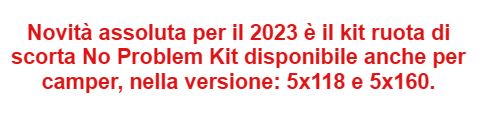 Ruotino di scorta NPK: no problem kit! 