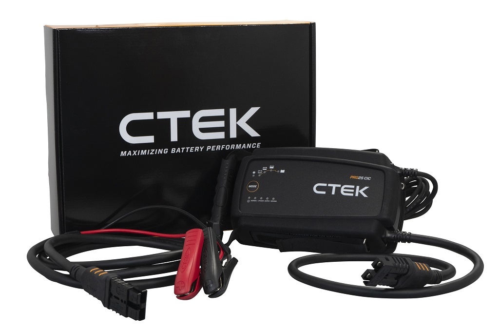 INTEC - Nuovo caricabatterie e mantenitore di carica PRO25-CIC di CTEK per  utilizzi negli showroom di vendita veicoli 