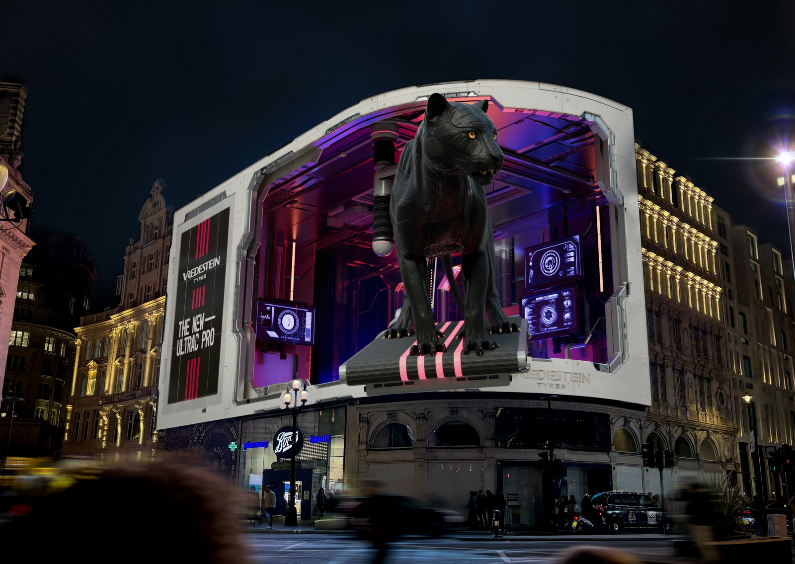 Apollo Tyres avvia il programma di marketing per Ultrac Pro in Europa con l&#8217;utilizzo dell&#8217;insegna digitale di Piccadilly Circus