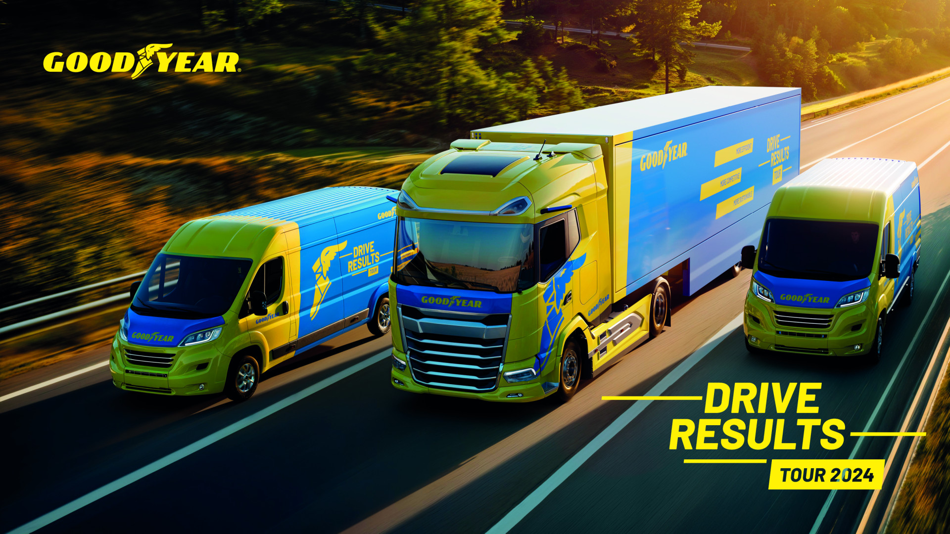 Drive Results Tour 2024: inizia il tour per mostrare alle flotte i vantaggi delle soluzioni Goodyear