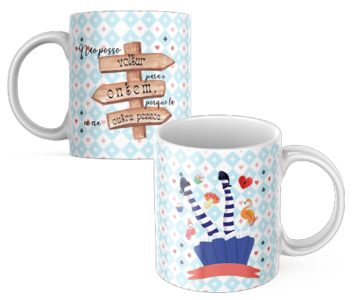 Caneca Alice no País das Maravilhas