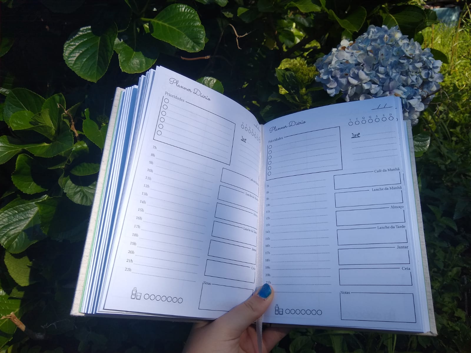 Planner Diário Permanente em Linho - Imagem 4