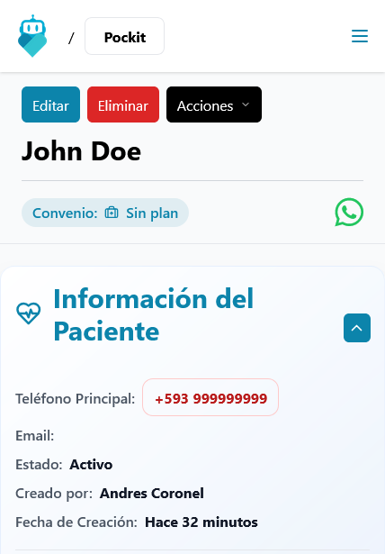 Control de pagos médicos