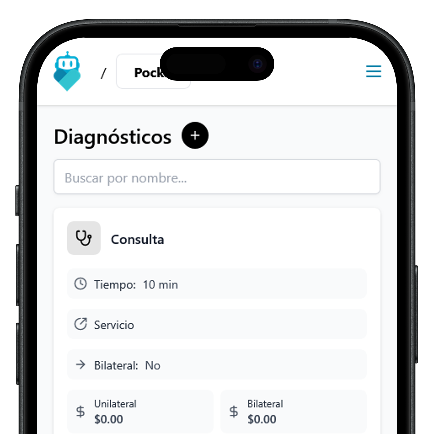 Gestión de equipo médico