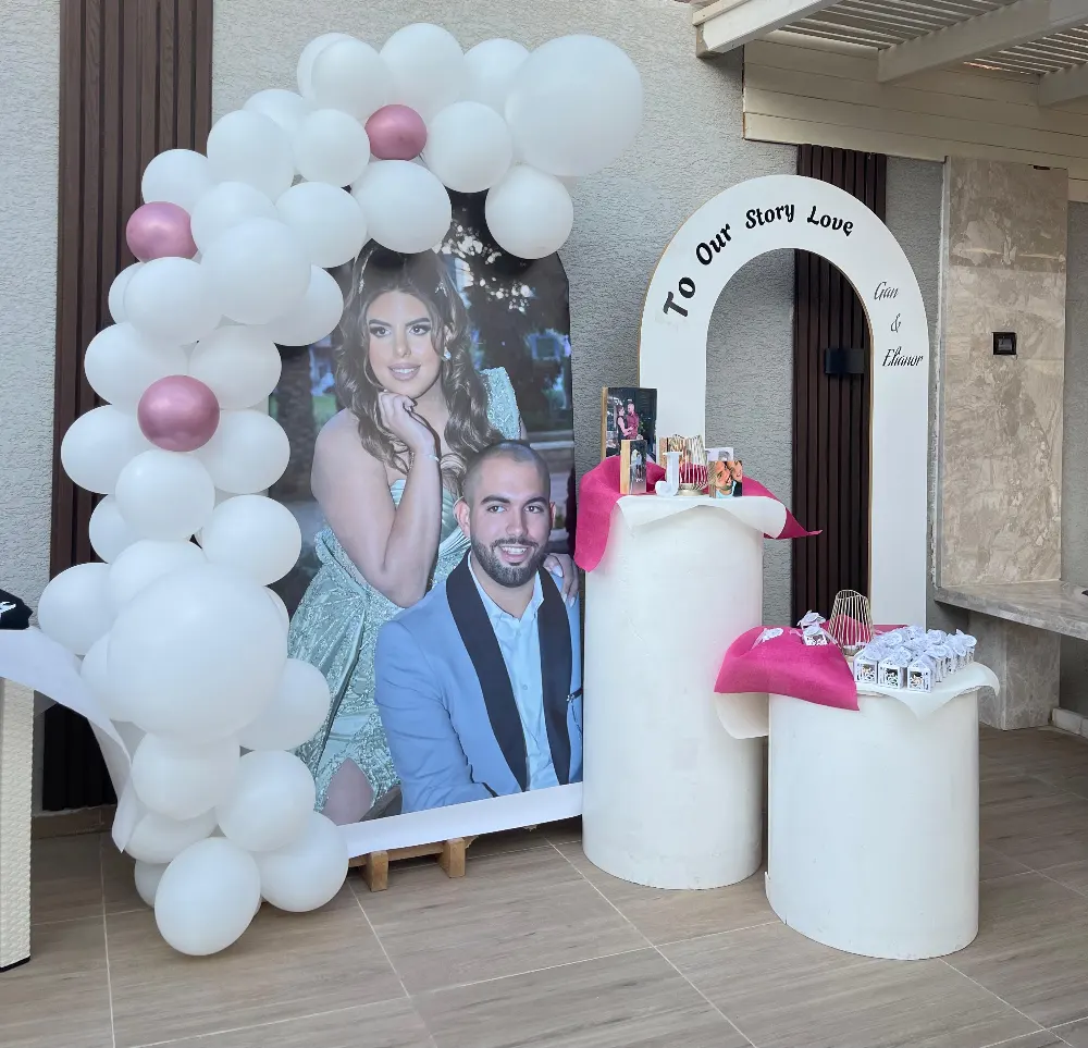 עמדות קירות צילום | Lin Hanania Boutique Flowers