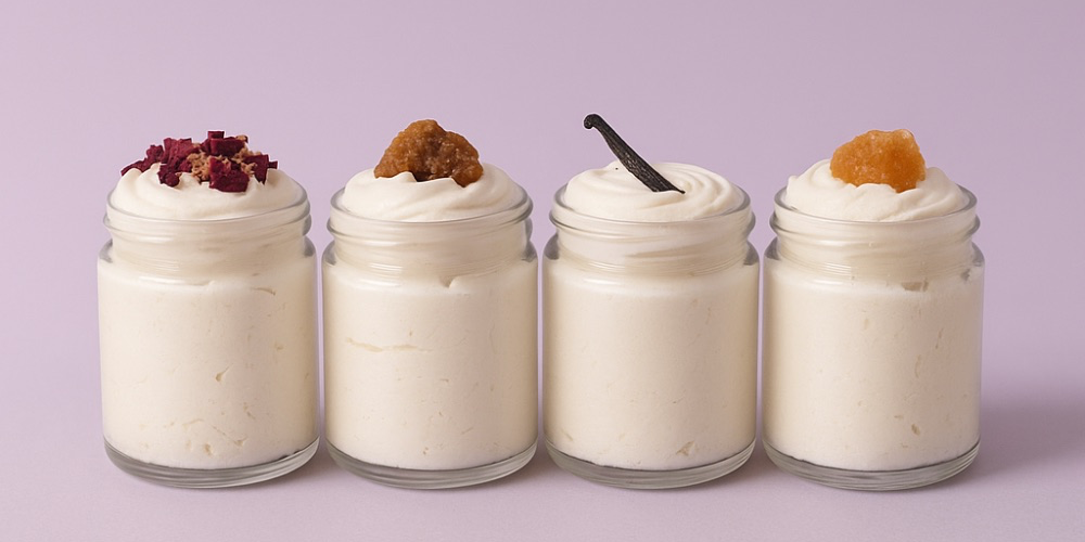 חמאות גוף מוקצפות