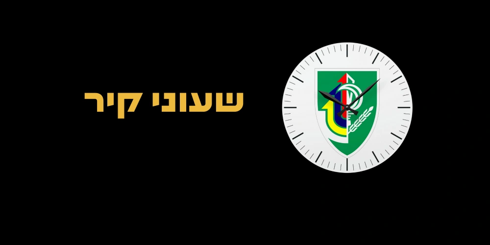 שעון קיר לפי יחידות- Wall clock