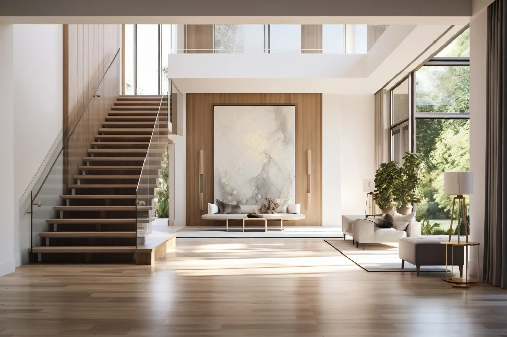 מעקה ומדרגות