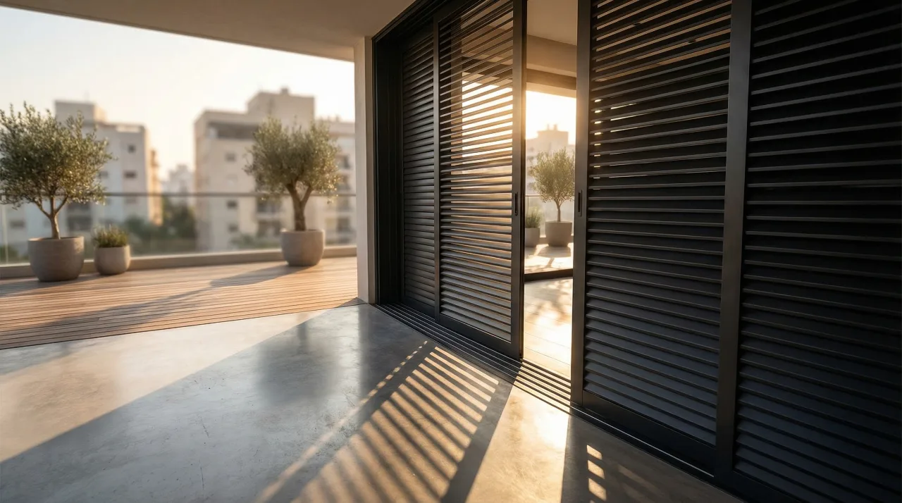 תריסי הזזה איכותיים לבית ולעסק פתרונות אלומיניום | פרזול דן