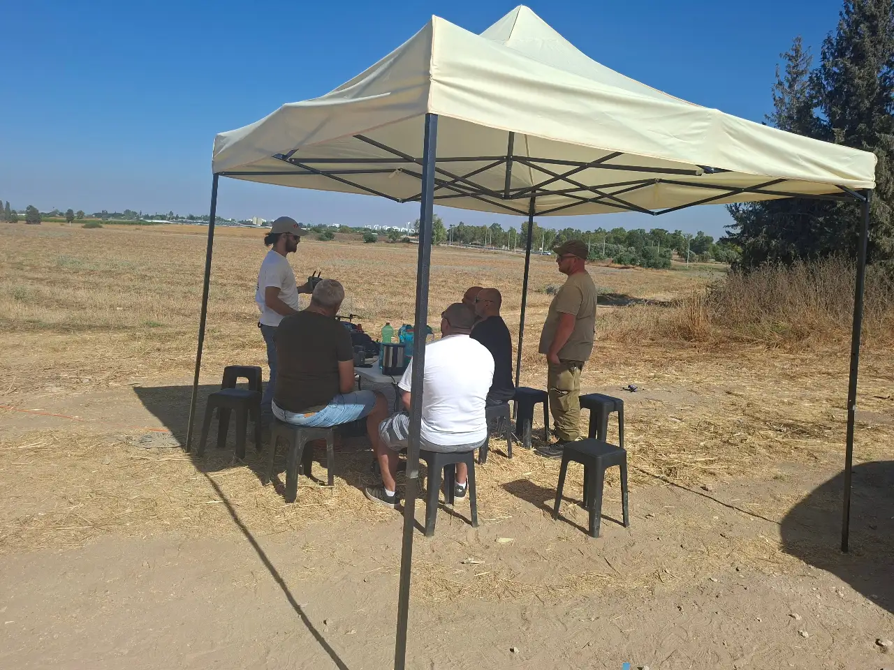 תמונות מהשטח החניכים של flydrone