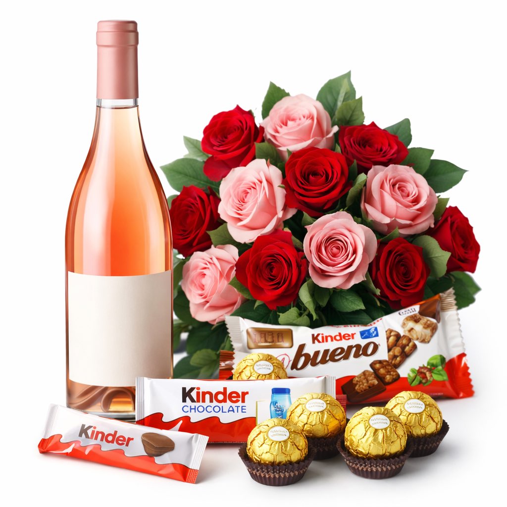 שוקולדים /יין /פרחים