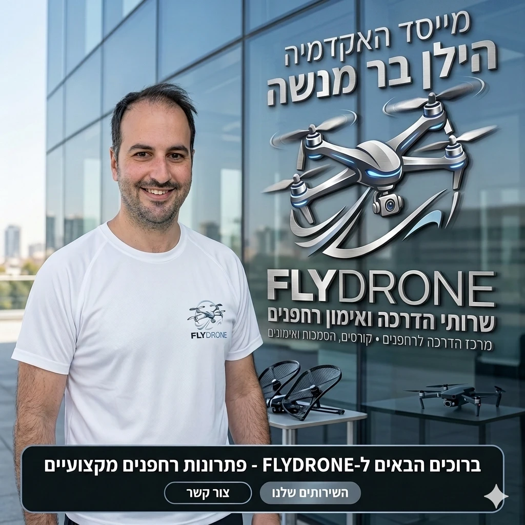 קצת עלינו | FlyDrone  השער שלכם לעולם הרחפנים המקצועי
