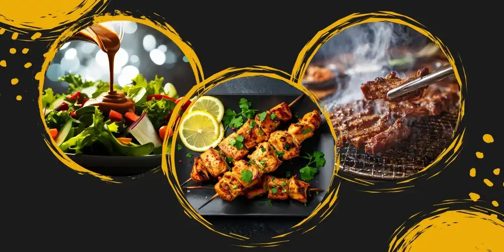 מנות פתיחה + סלטים לשולחן