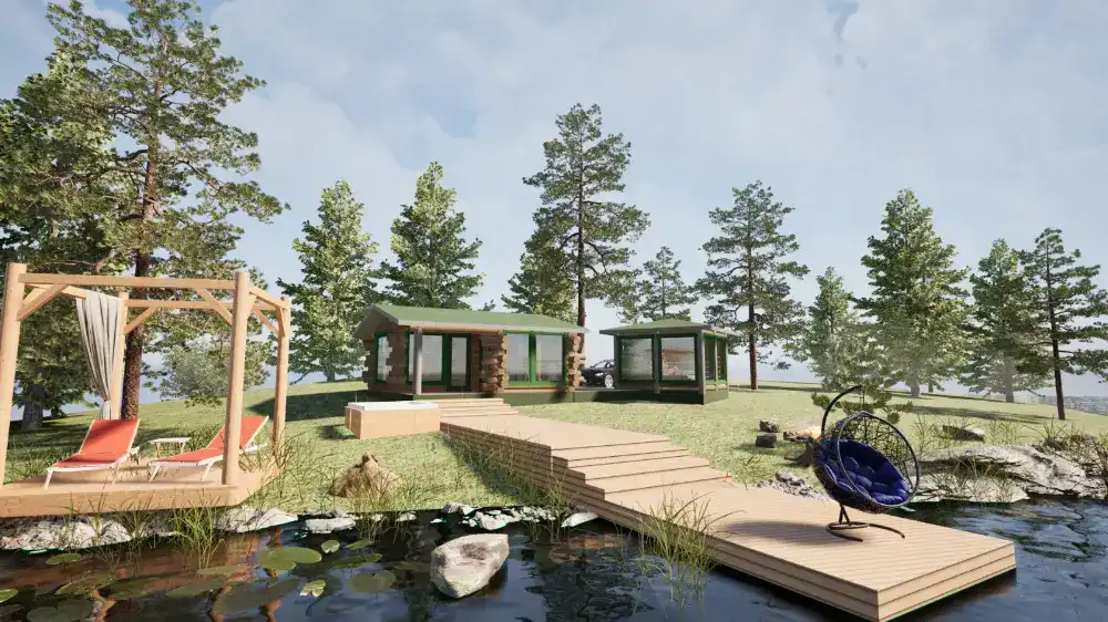 פרויקט בקתות בפינלנד