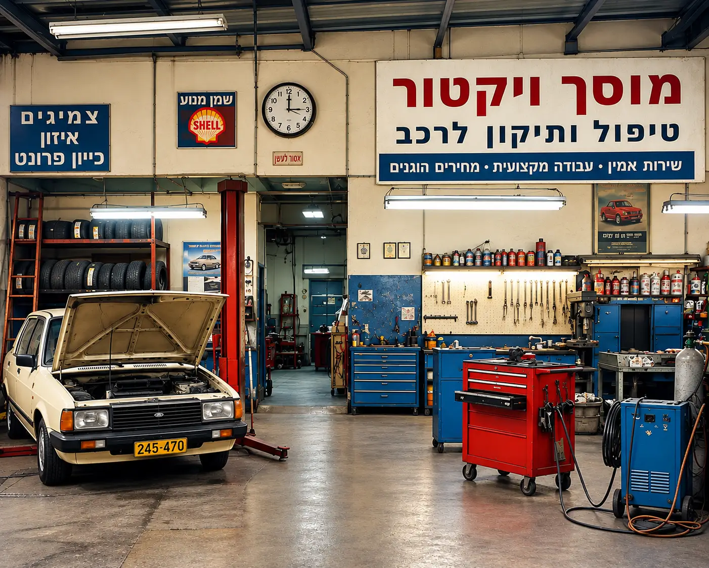 קצת עלינו || מוסך ויקטור - טיפול ותיקון לרכב